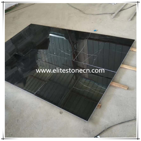 ES-M15 Black Nero Marquina marble