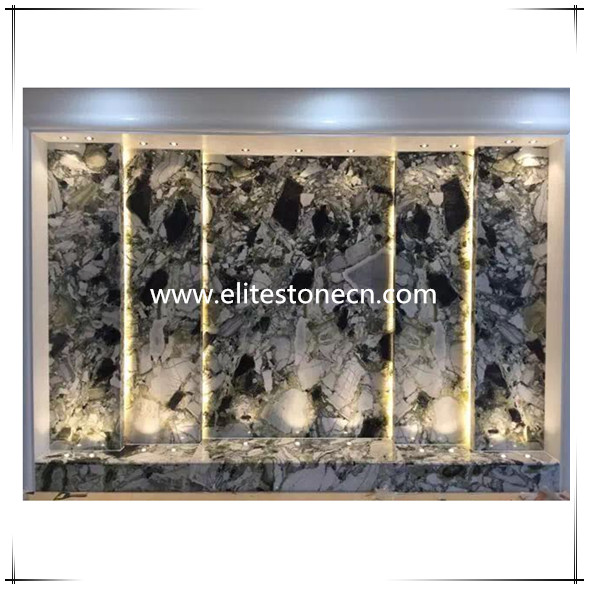 ES-M21 Ice Connect Marble Chinese Green slabs and tiles
