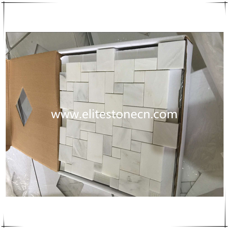 ES-O04 Oriental White Mini Versailles Pattern Mosaic Tile