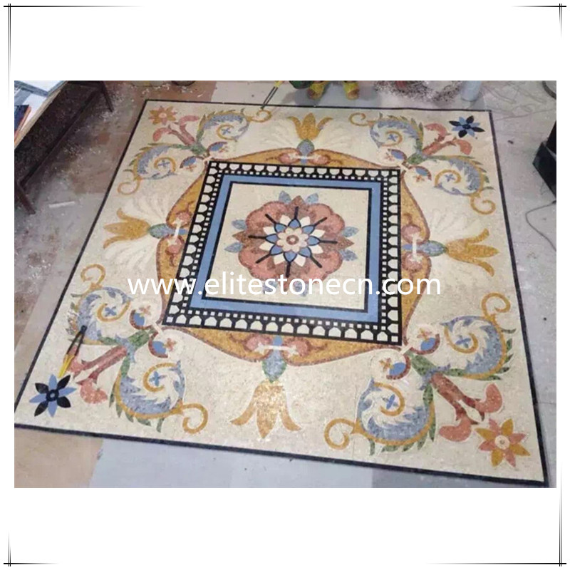 Cheap marble mosaic floor medallion from china wholesale