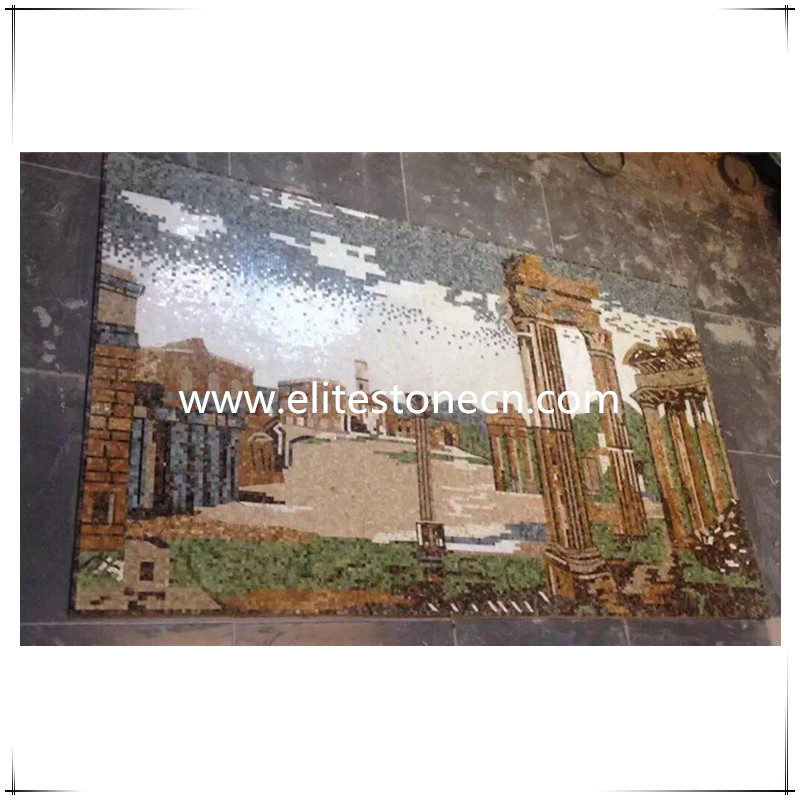 Baalbek Marble Mosaic Art Monumental