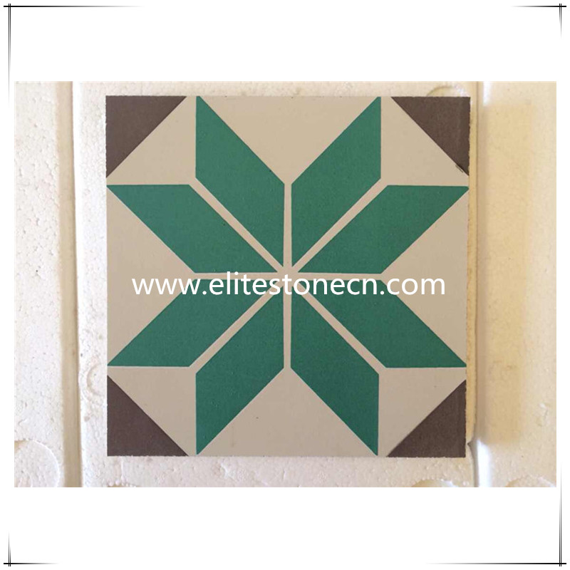 ES-E25 200x200mm decorative building materials, handmade moroccan cement tile