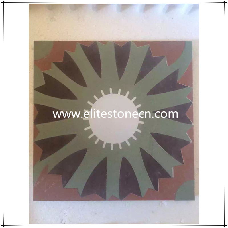 ES-E32 Moroccan Encaustic Cement Floor And Wall Tile 20x20cm