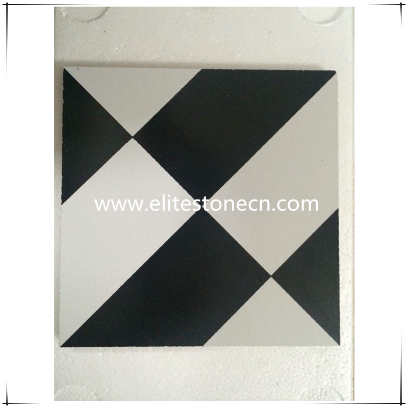 ES-E46 Bathroom Floor Cement Tiles