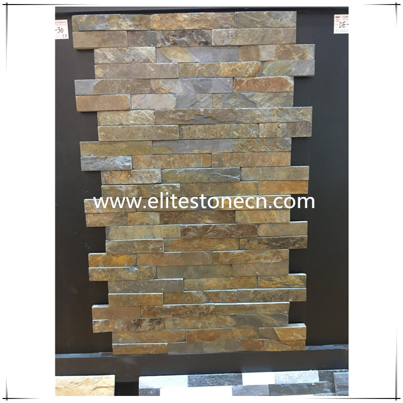 ES-S01 Rusty slate stacked culture stone veneer