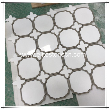 ES-W224 new designs home decor modern house exquisite flower shapes marble stone mosaic for wall