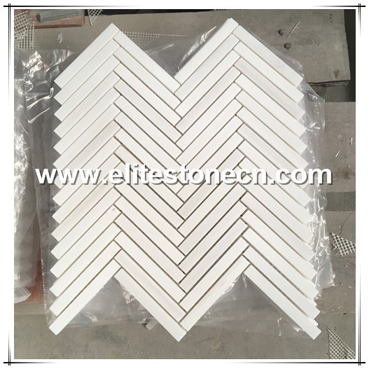 ES-D01 china manufactory herringbone mosaic tile paving natural stone mosaic for sale