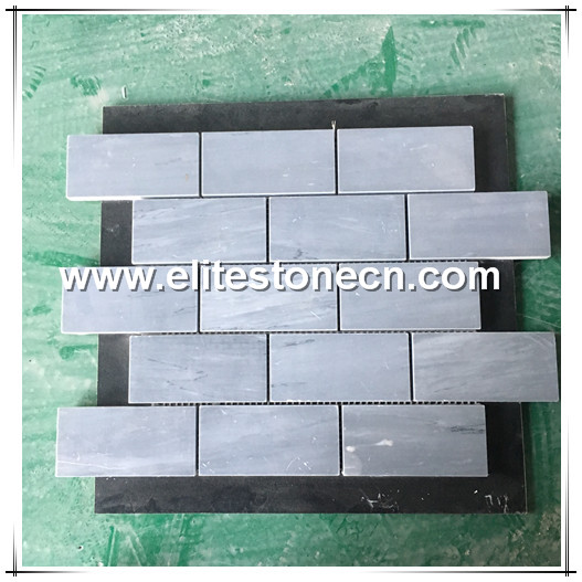 ES-R22 Blue Marble Polished Subway Brick Tile
