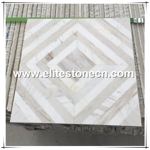 ES-W245 Kitchen wall and floor tile decor square marble mosaic