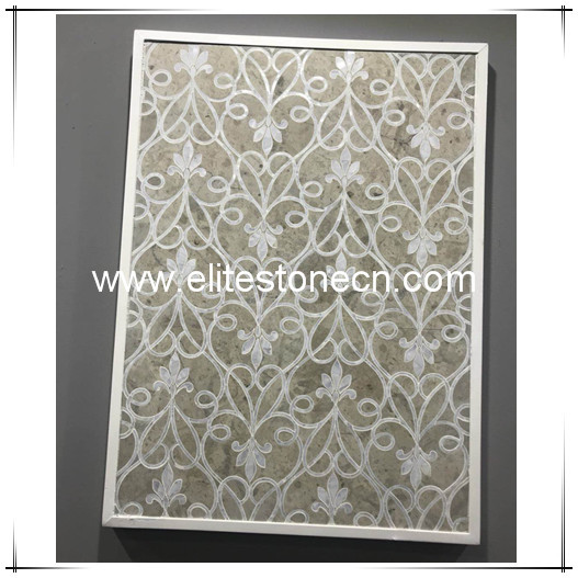 ES-W194 latest design flower mosaic pattern for Interior floor decoration for hotel wall Mural backsplash Tile Wall Mosaic