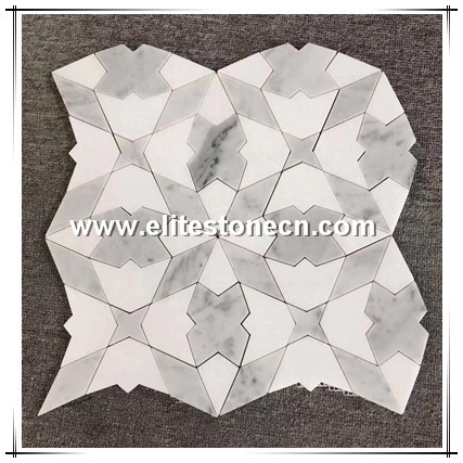 ES-W501 Mosaic flower design wall tiles wall decor house tiles Interior wall decorative bathroom floor tile kitchen mosaic