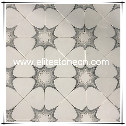 ES-W505 Customized Modern Grey Mixed Backsplash Wall Tile Mosaic