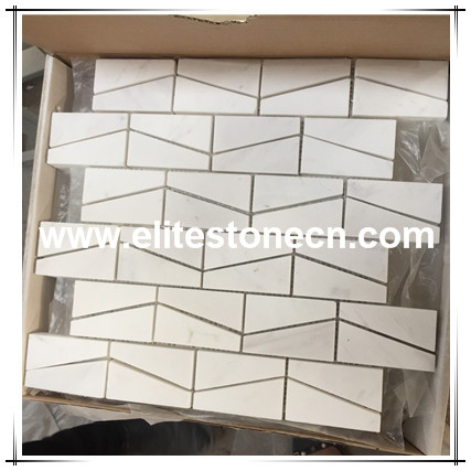 ES-D13 Dolomite Marble Mosaic Tiles For Wall Floor