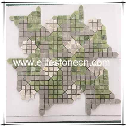ES-W323 300x300 Green marble mosaic for wall