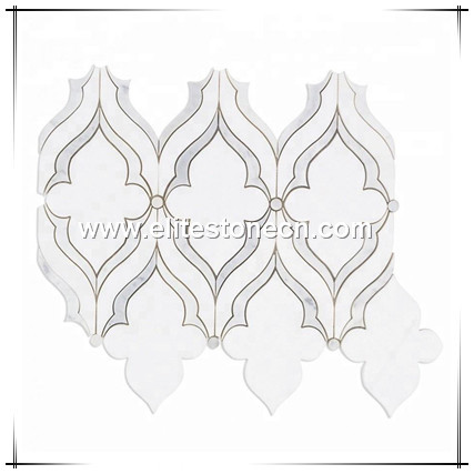 ES-W358 Chinese factory supply for Lantern design marble mosaic