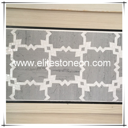 ES-W363 Chinese Pure Grey marble stone mosaic tile for wall floor tile mosaic