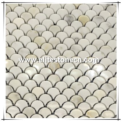 ES-G44 Wholesale Calacatta Gold Oval Bathroom Tiles Calacatta Marble Mosaic