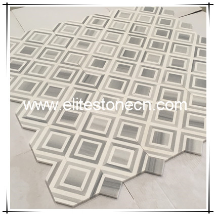 ES-R56 chinese Marmala white square marble mosaic for home