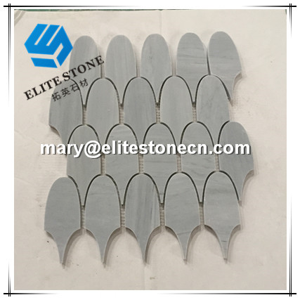 ES-R70 China cheap fan pattern marble mosaic