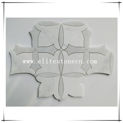 ES-W424 Factory price flower marble mosaic tile for house decoration